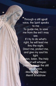 Through a still small voice handout sm